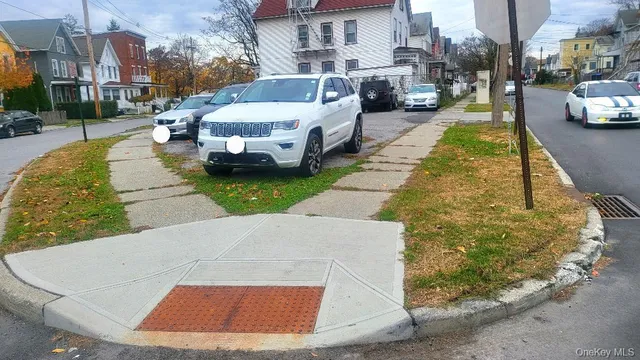 a car parked on the side of the road
