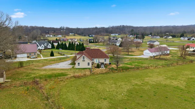 a view of a lake with a mountain