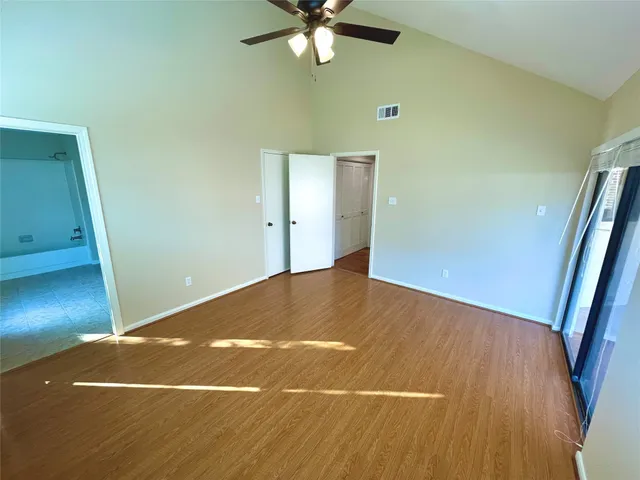 a view of a indoor basketball court