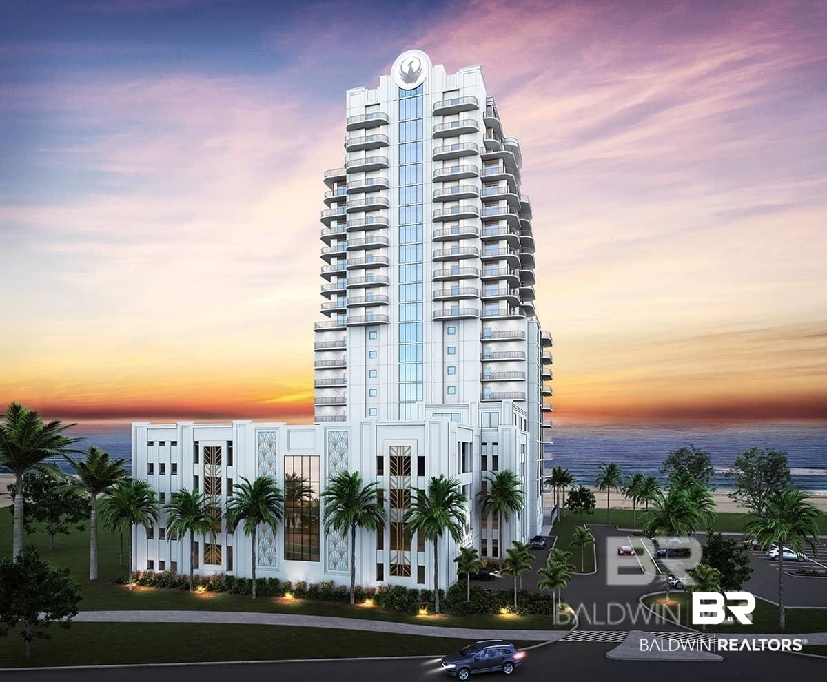 25610 Perdido Beach Boulevard, Unit 6B2 Orange Beach, AL 36561 - Photo 1 of 1 Property at dusk with a water view