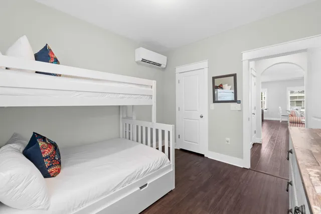 a balcony view with a seating space