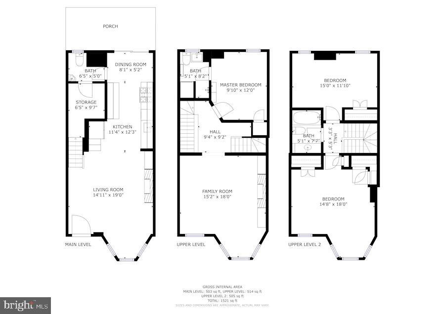 217 9th Street Northeast Washington, DC 20002 - Photo 40 of 40 Floor Plan