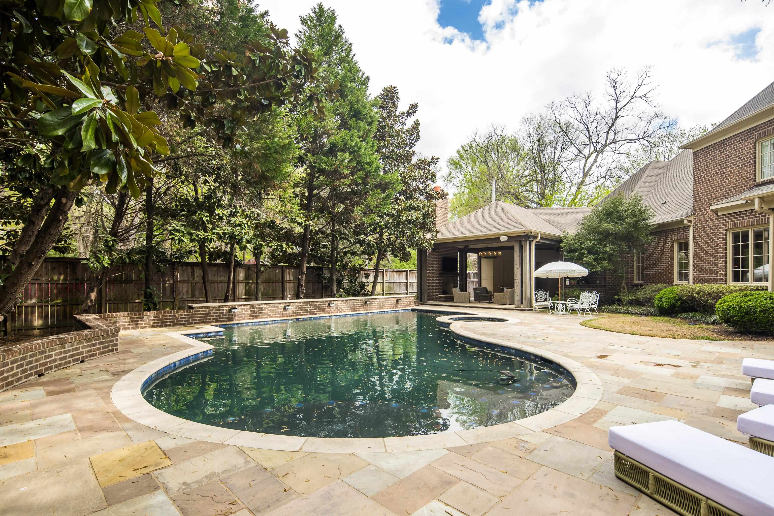 101 North Grove Park Road Memphis, TN 38117 - Photo 28 of 40 View of swimming pool with patio surround and a fenced backyard