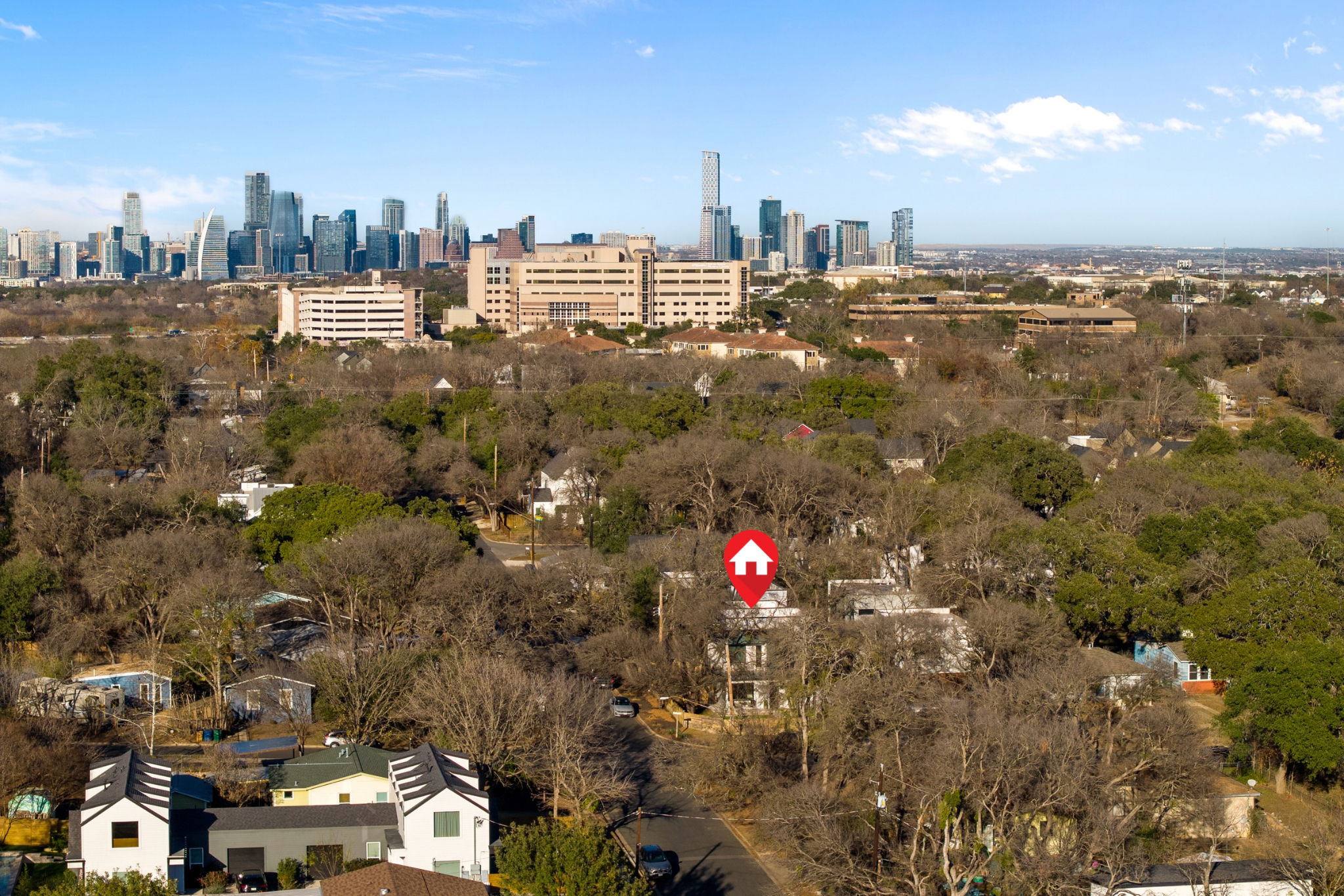 910 Nalide Street, Unit B Austin, TX 78745 - Photo 37 of 38 a view of a city