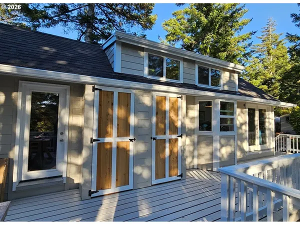 a front view of a house with a porch