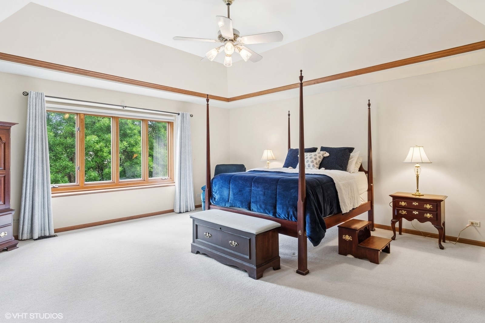 727 Mesa Drive Naperville, IL 60565 - Photo 14 of 31 a bedroom with furniture and a large window