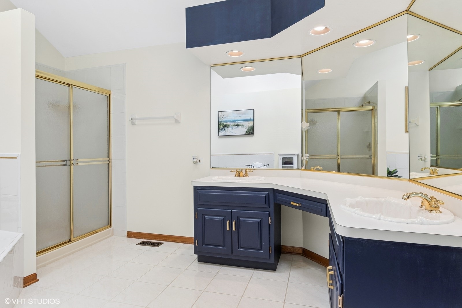 727 Mesa Drive Naperville, IL 60565 - Photo 15 of 31 a bathroom with a sink and a mirror