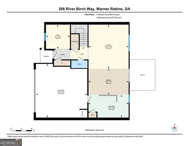 $2,075 | 208 River Birch Way, Warner Robins, GA 31093