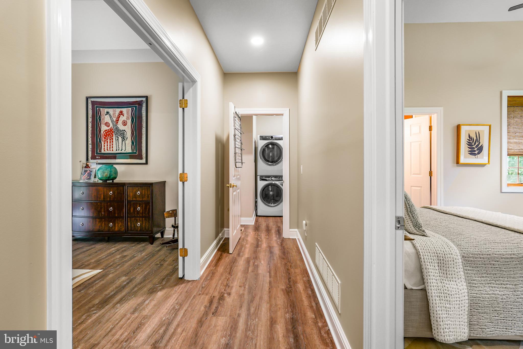 73 Dant Lane Elkton, MD 21921 - Photo 36 of 65 a view of a hallway with wooden floor and closet