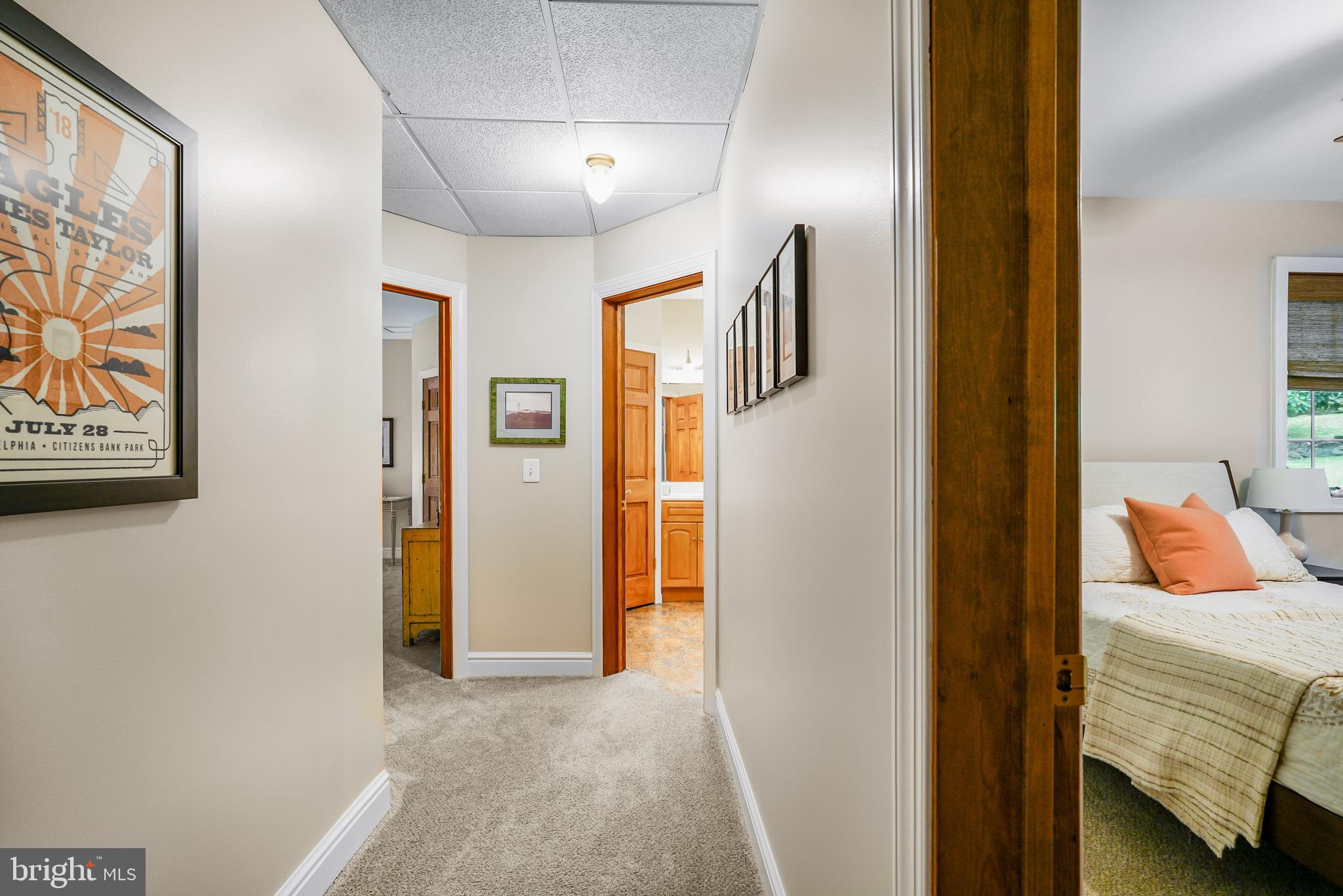 73 Dant Lane Elkton, MD 21921 - Photo 45 of 65 a bedroom with a bed and a painting on the wall