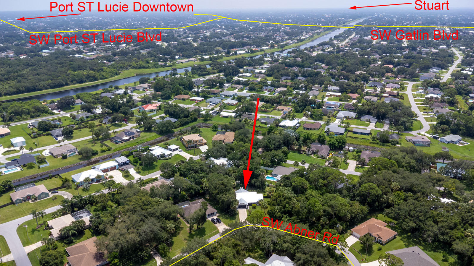 2365 Southwest Abner Road Port St. Lucie, FL 34953 - Photo 49 of 52 Aerial View (1)