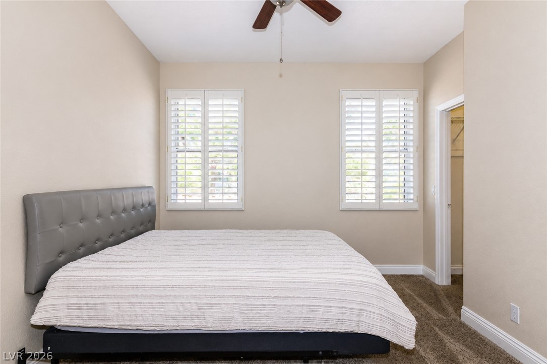 2278 Ramsgate Drive Henderson, NV 89074 - Photo 21 of 34 Well-lit sleeping quarters with a built-in closet and plantation shutters.