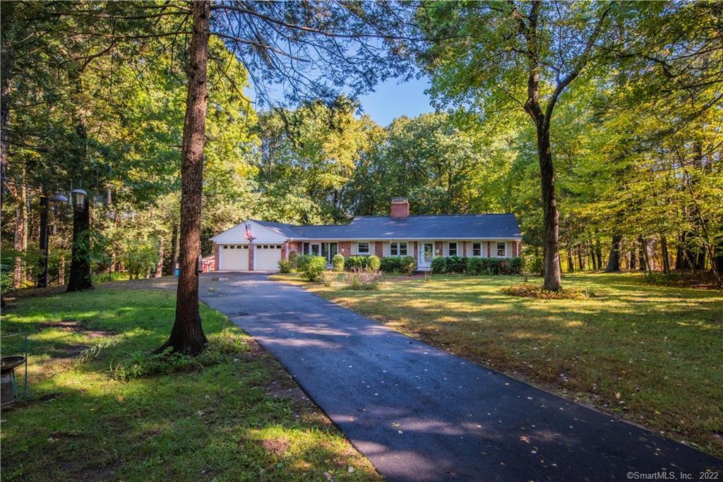 100 Farms Village Road Simsbury, CT 06092 - Photo 1 of 1 a view of a big yard with plants and large trees
