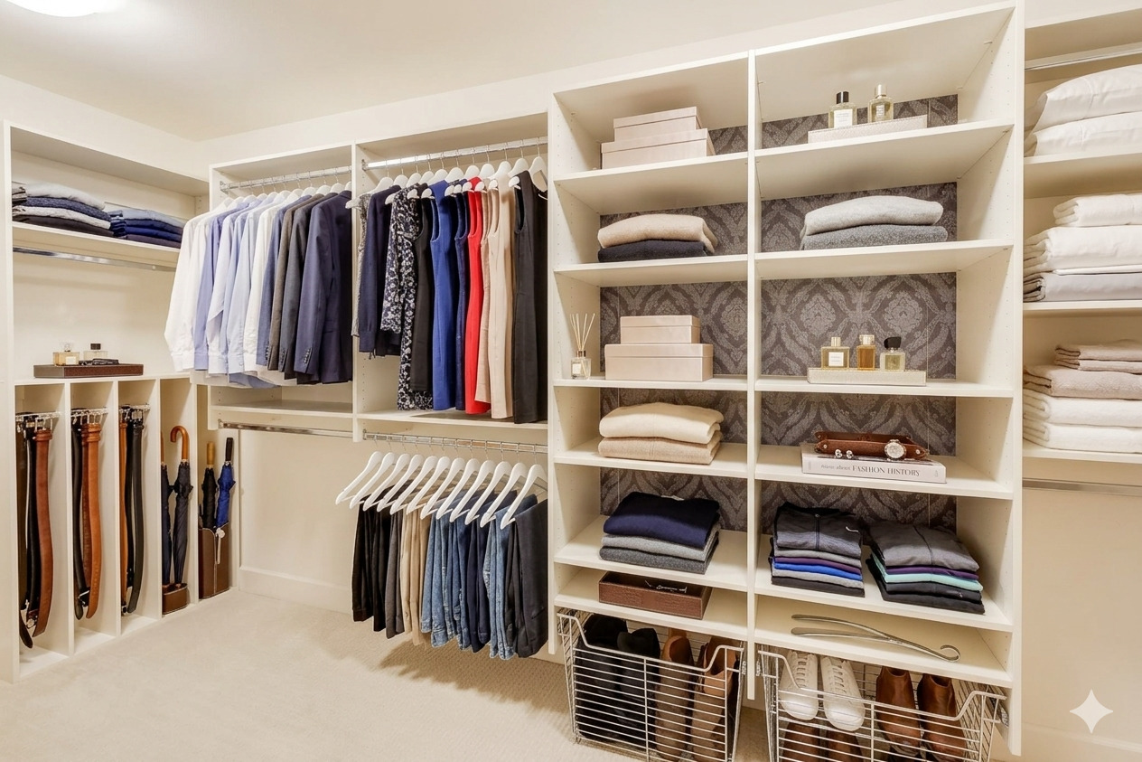 10 East Burlington Street, Unit 2C Riverside, IL 60546 - Photo 28 of 51 a view of walk in closet with clothes and shoes