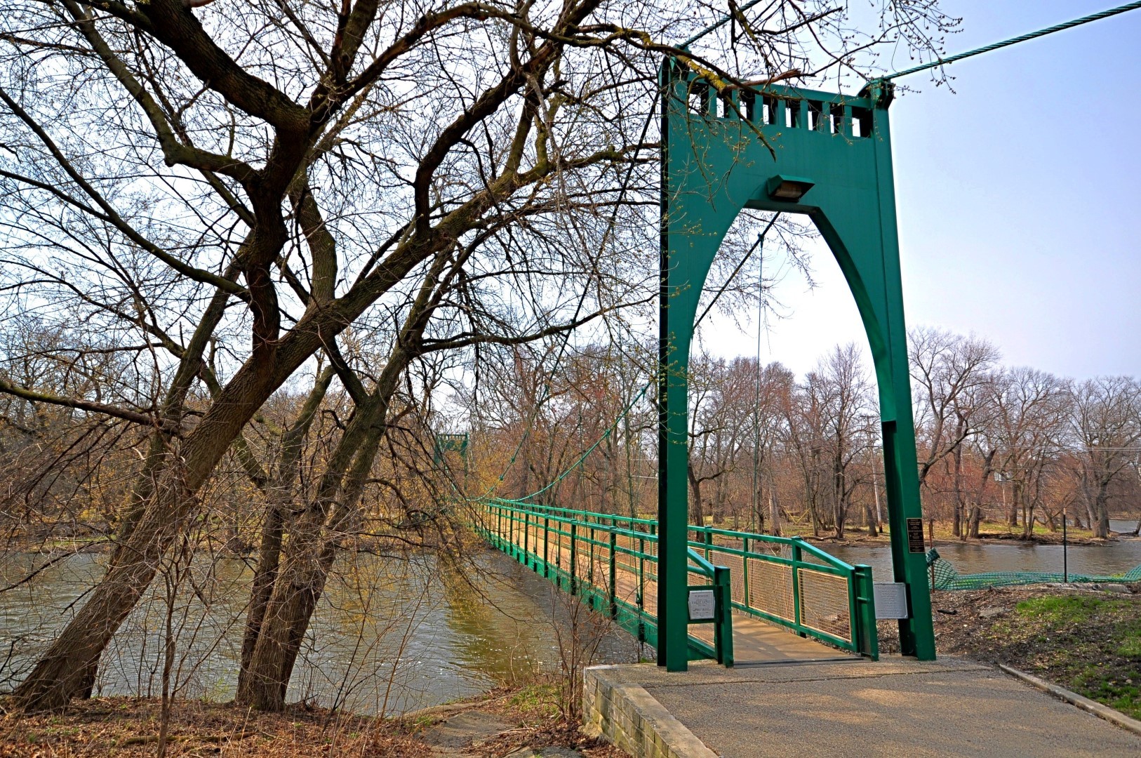 10 East Burlington Street, Unit 2C Riverside, IL 60546 - Photo 46 of 46 a view of a pathway with a wrought fence