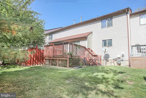 a backyard of a house