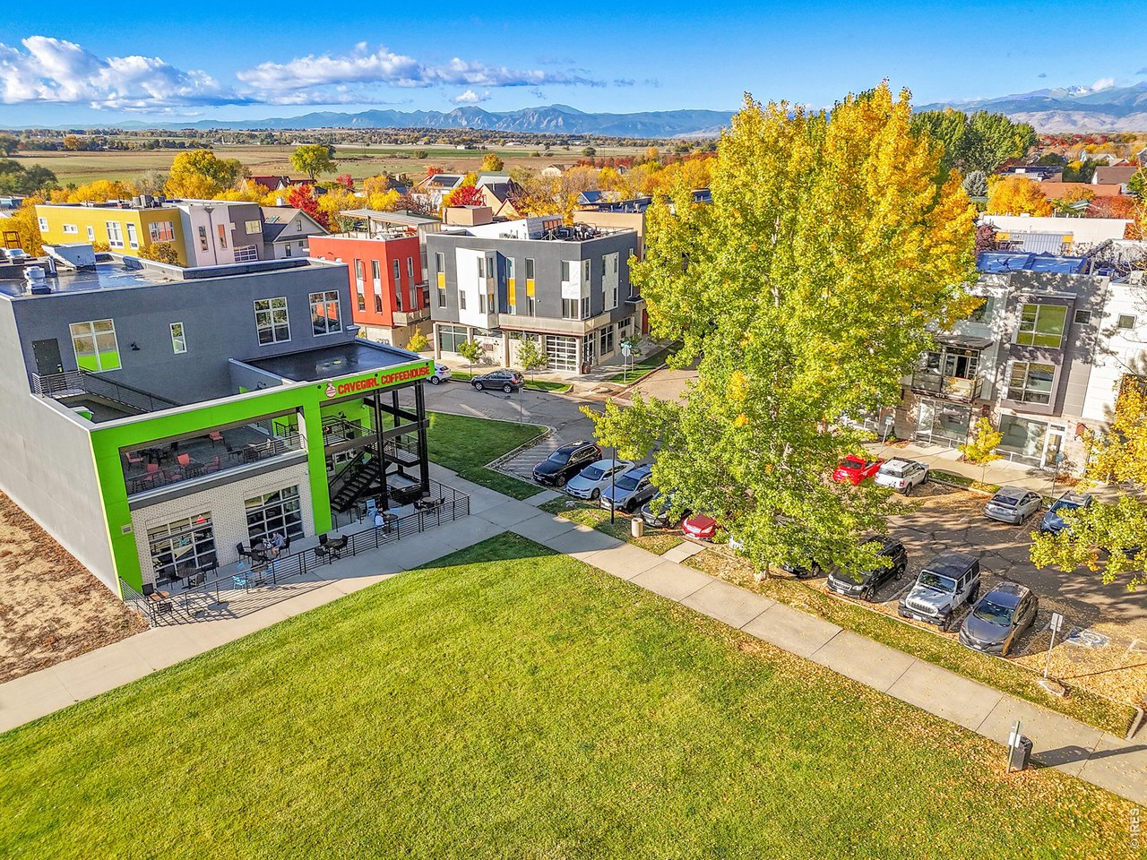 821 Incorrigible Circle Longmont, CO 80504 - Photo 30 of 43 a view of a swimming pool with an outdoor seating