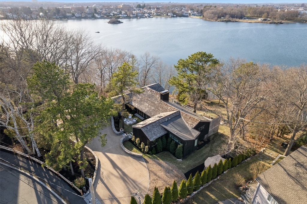 23 Pinecliff Drive Marblehead, MA 01945 - Photo 38 of 41 a view of a house with a lake and a mountain view