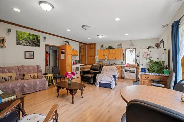 a living room with furniture or outdoor and a window