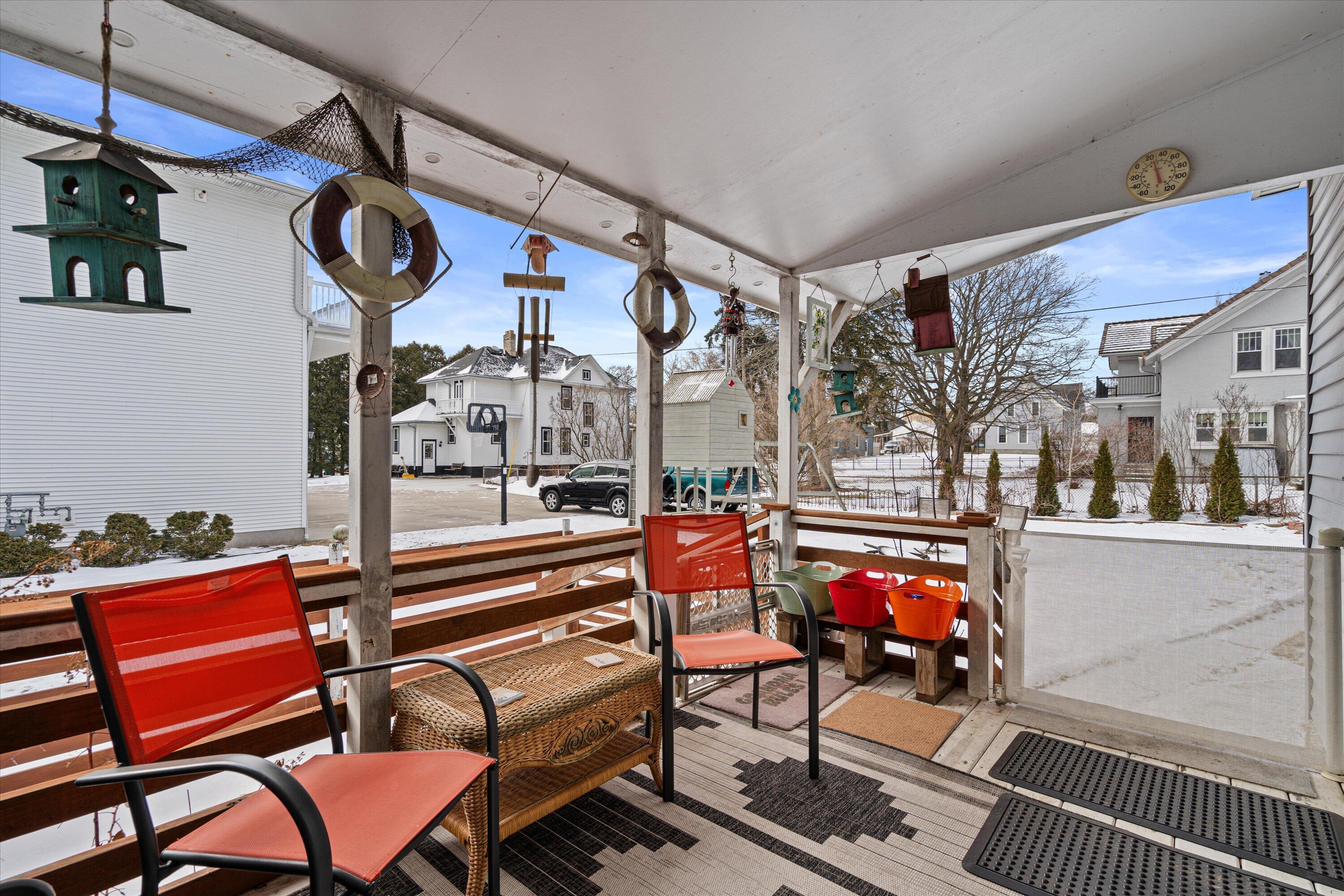 820 North 8th Street Manitowoc, WI 54220 - Photo 24 of 33 Back Porch
