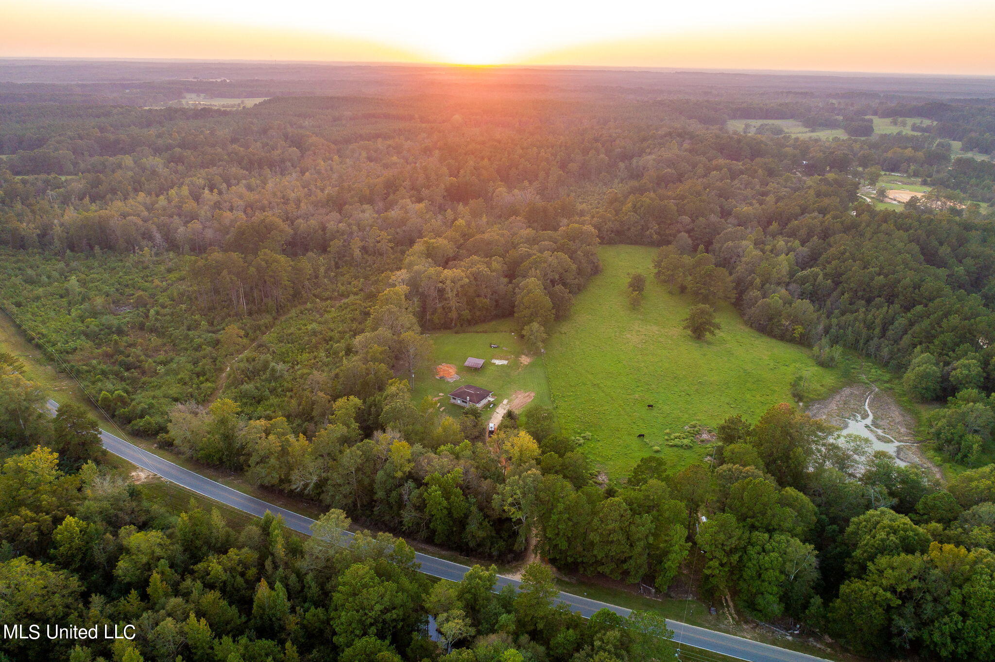1585 Lovewell Road Richton, MS 39476 - Photo 25 of 30 4 Drone View (2 of 7)