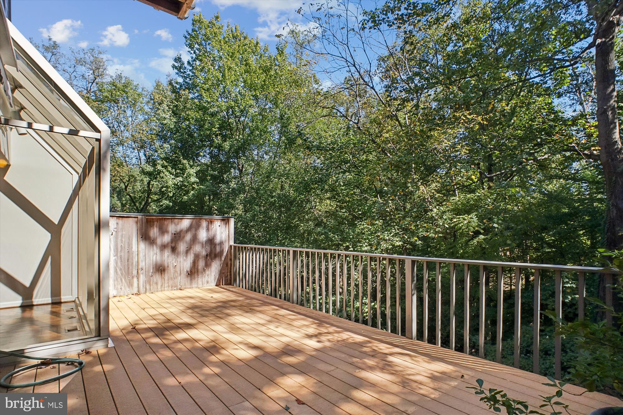 2697 Marcey Road Arlington, VA 22207 - Photo 17 of 64 a view of balcony with wooden floor