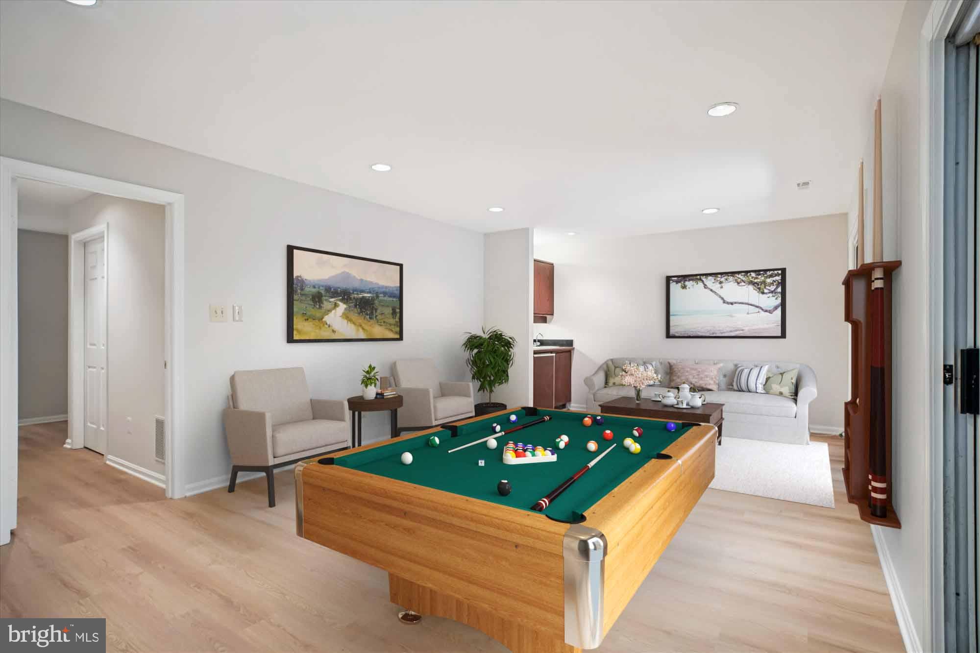 2697 Marcey Road Arlington, VA 22207 - Photo 40 of 64 a room with furniture pool table and window