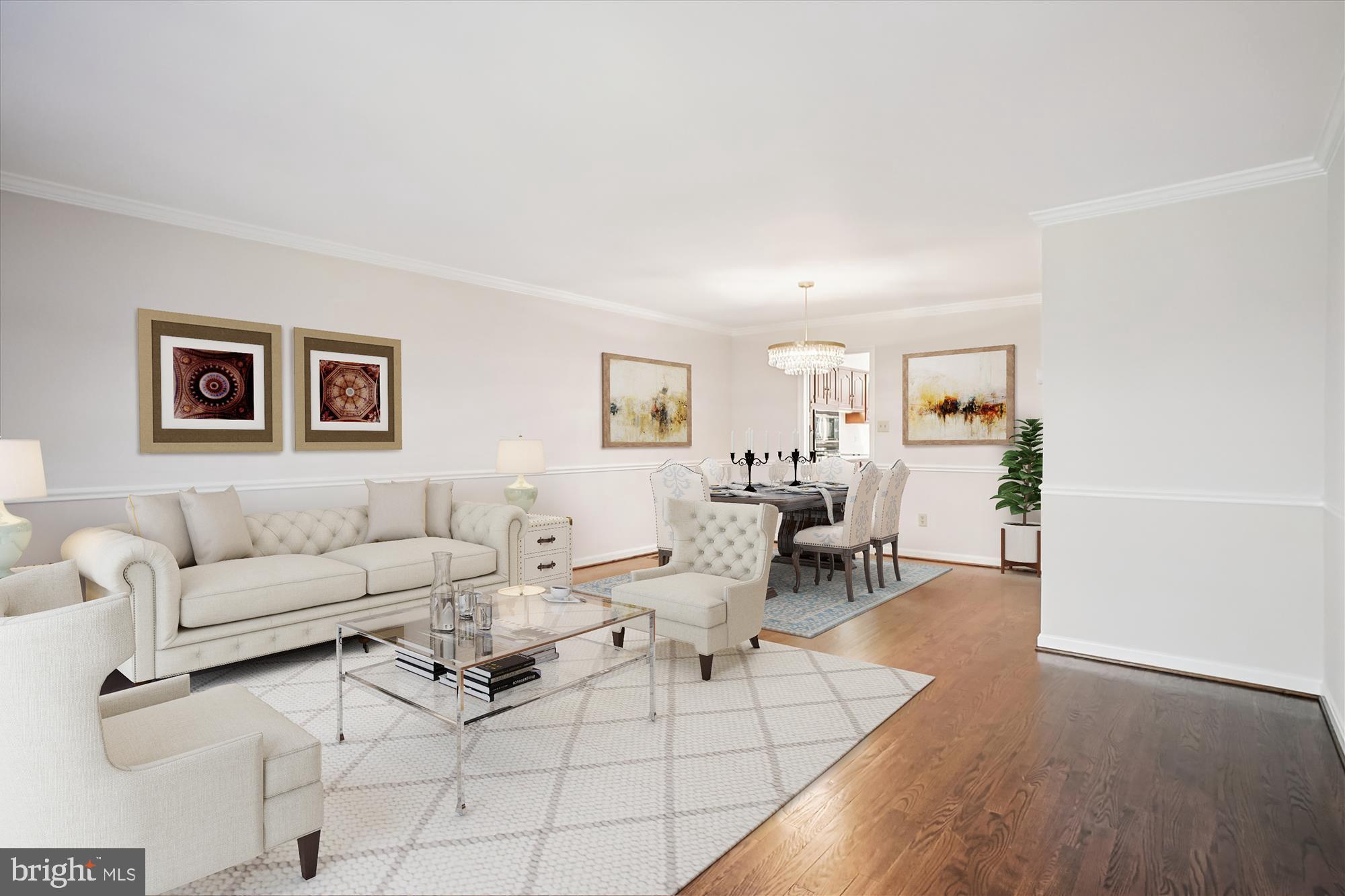 2697 Marcey Road Arlington, VA 22207 - Photo 7 of 64 a living room with furniture and wooden floor