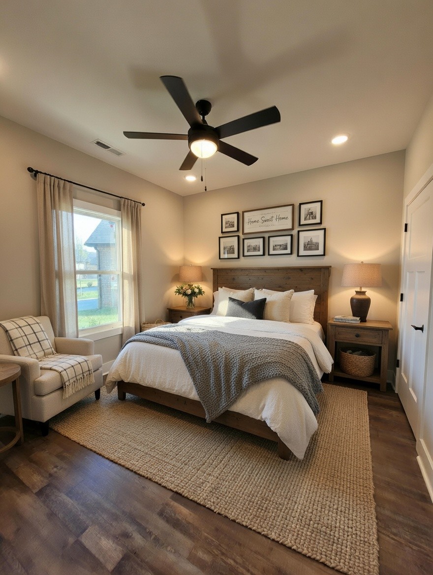404 Cottage Lane Dickson, TN 37055 - Photo 12 of 35 a bedroom with a large bed and a window