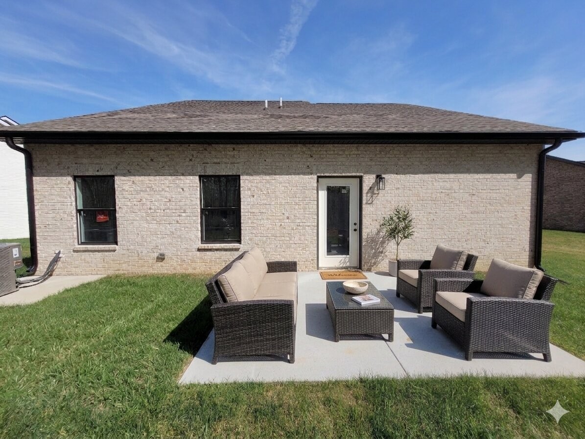 404 Cottage Lane Dickson, TN 37055 - Photo 33 of 35 a view of outdoor kitchen outdoor dining space and barbeque oven