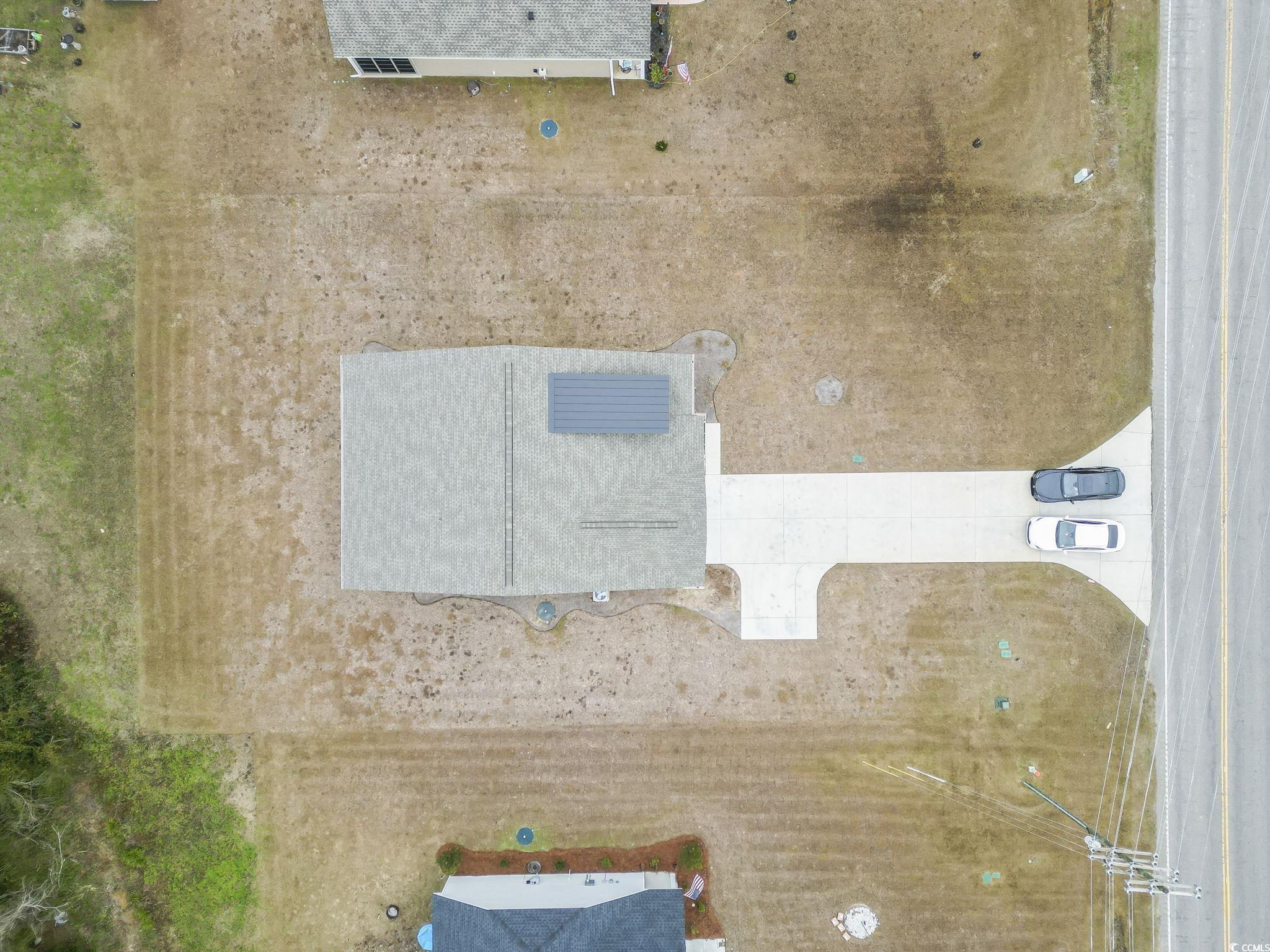 4115 Highway 19 Conway, SC 29526 - Photo 6 of 40 High-level view showcasing the entire 1.4-acre property, surrounding landscape, and the home’s private setting