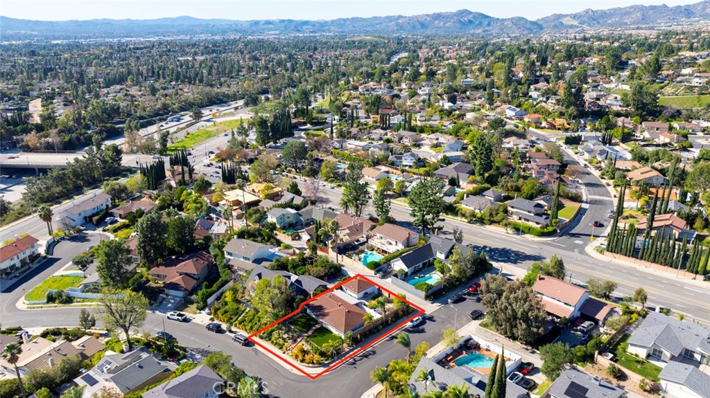 11369 Darby Avenue Porter Ranch, CA 91326 - Photo 50 of 56 an aerial view of multiple house