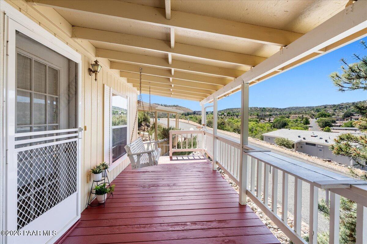 2352 Hillside Loop Road Prescott, AZ 86301 - Photo 3 of 27 Deck View