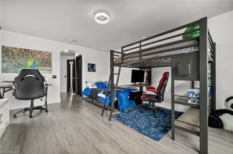 a view of a flower in a garden