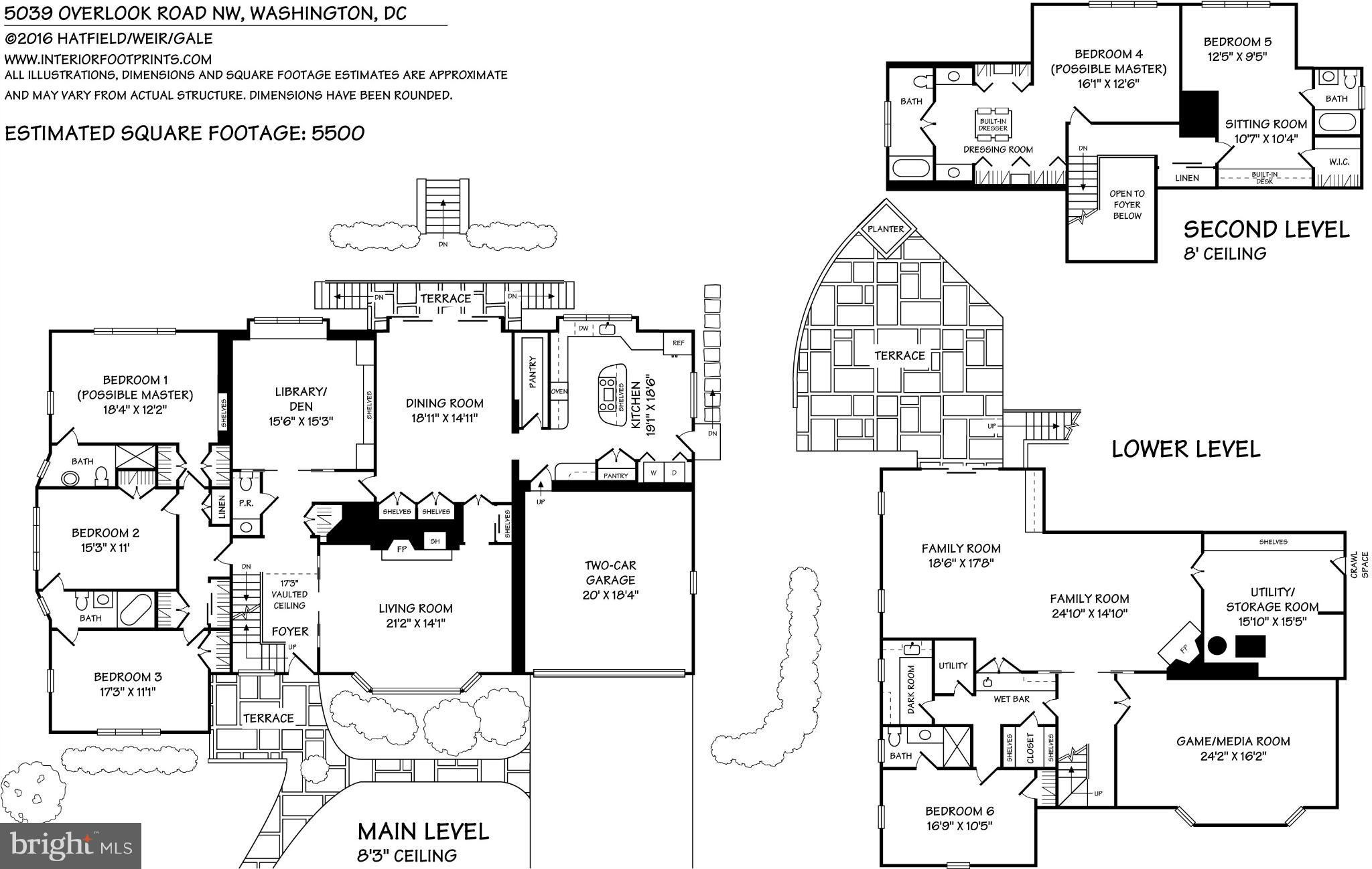 5039 Overlook Road Northwest Washington, DC 20016 - Photo 30 of 30 Floor plans