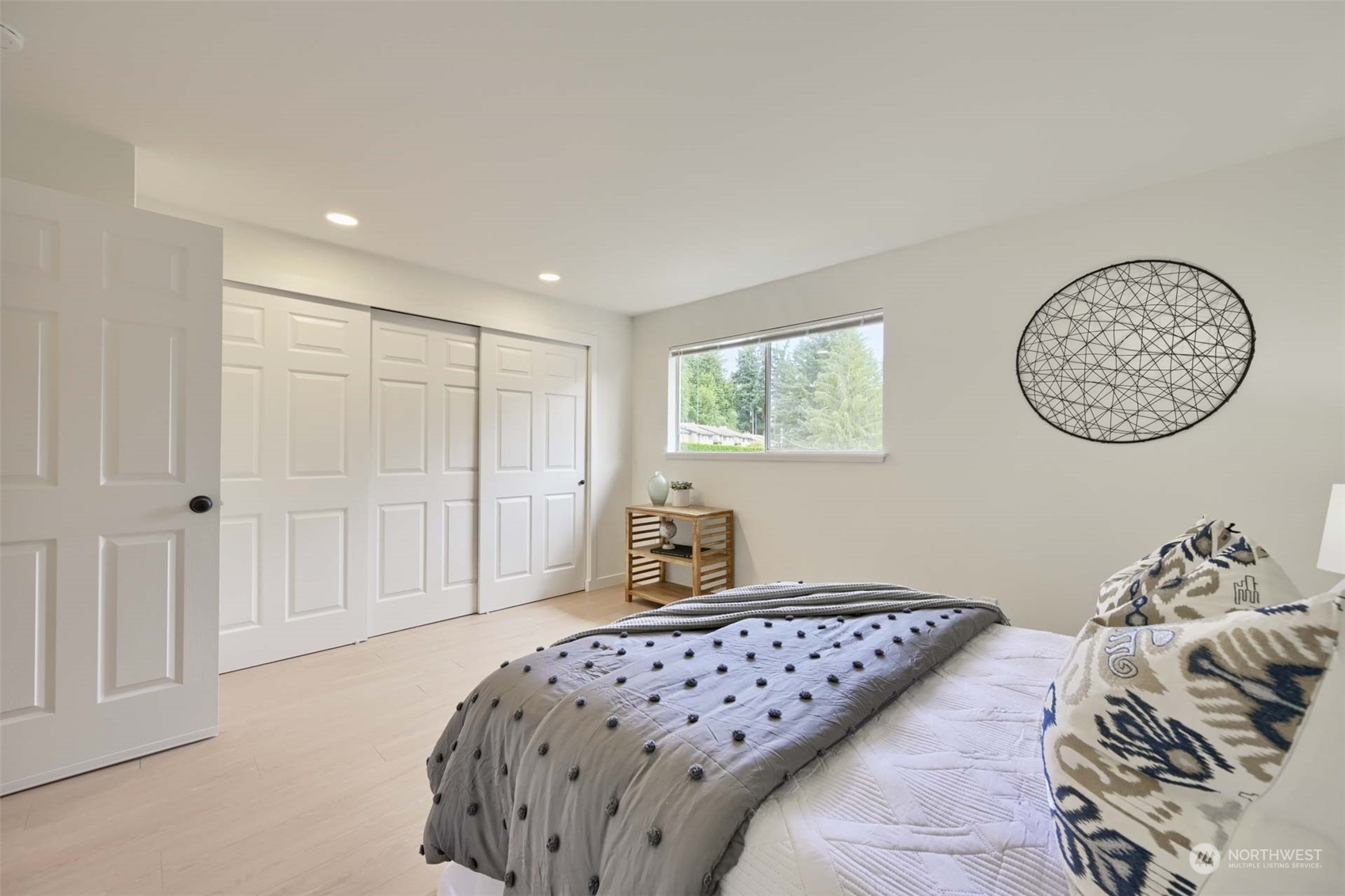 17536 149th Avenue Southeast, Unit O 9 Renton, WA 98058 - Photo 16 of 20 a bedroom with furniture and a window