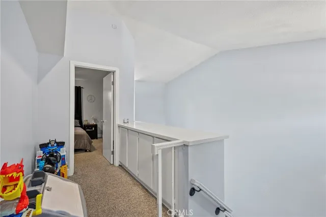 a view of an entryway with hallway