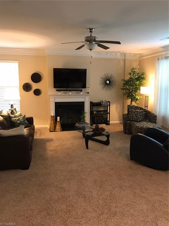3406 Lamplight Way High Point, NC 27265 - Photo 8 of 29 Family Room with gas fire place