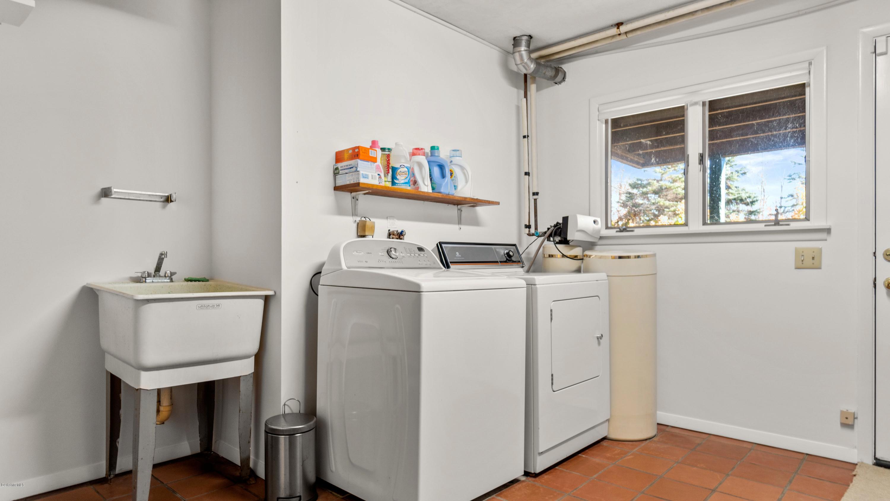 23 Interlaken Road Stockbridge, MA 01266 - Photo 18 of 26 a utility room with closet dryer and washer
