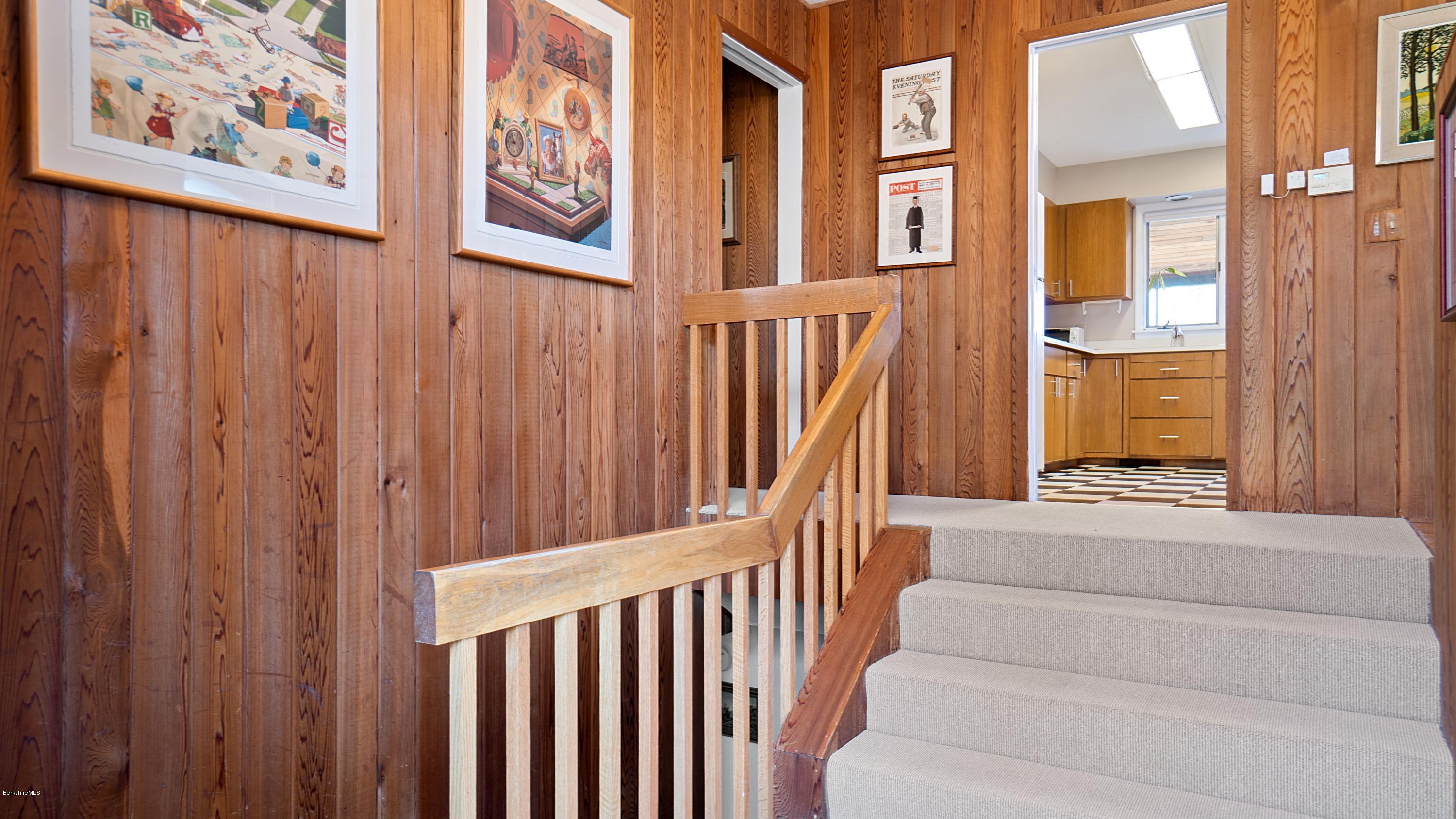 23 Interlaken Road Stockbridge, MA 01266 - Photo 19 of 26 a view of staircase with large window