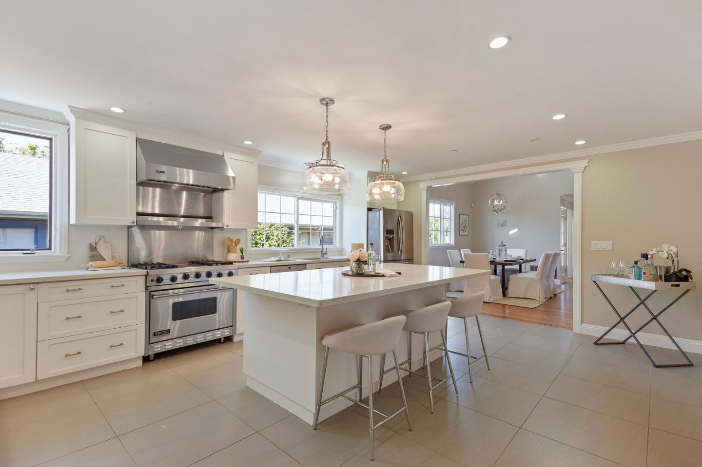 29 Bloomfield Road Burlingame, CA 94010 - Photo 12 of 54 an open kitchen with granite countertop cabinets and stainless steel appliances