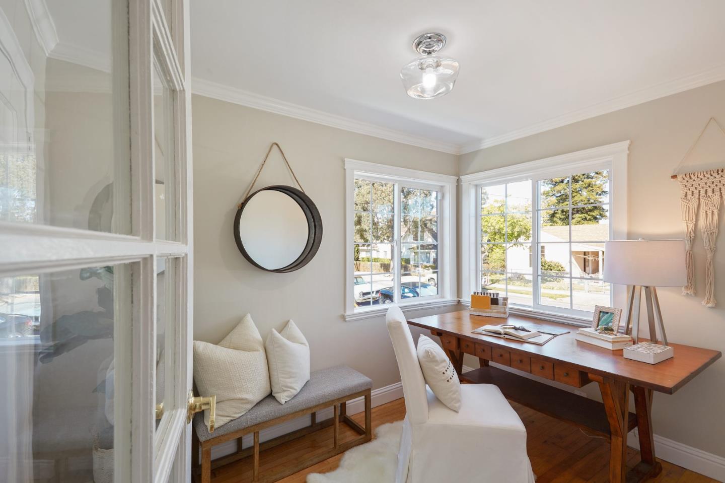 29 Bloomfield Road Burlingame, CA 94010 - Photo 27 of 54 a view of a dining room with furniture window and outside view