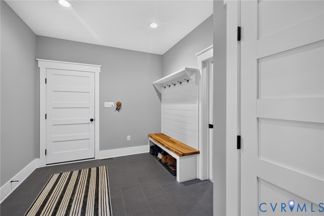 2122 Jockey Ridge Road Maidens, VA 23102 - Photo 36 of 63 Entry area featuring dark tile flooring, light gra