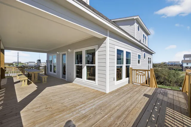 a view of a roof deck
