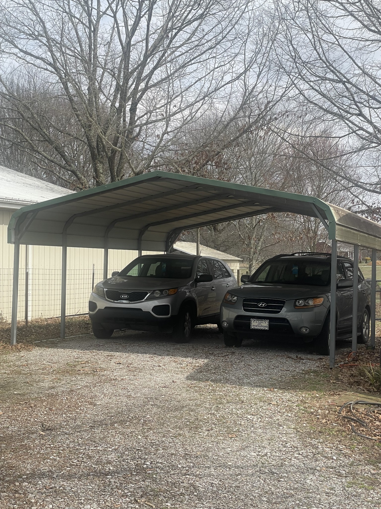 75 Snell Road Ethridge, TN 38456 - Photo 49 of 51 a view of parking garage with cars parked