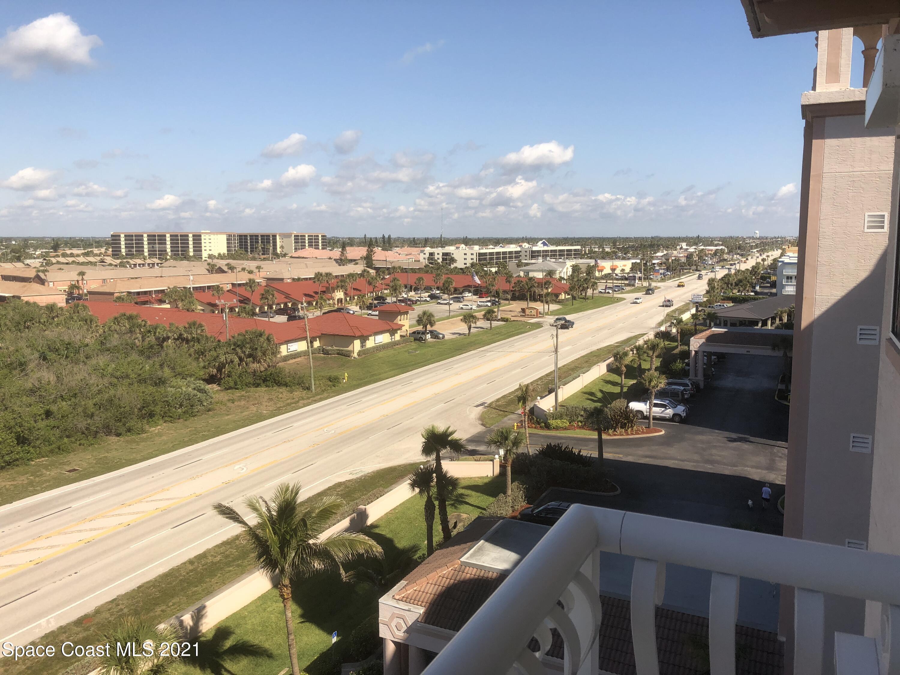 2075 Florida A1A, Unit 2705 Indian Harbour Beach, FL 32937 - Photo 17 of 30 a view of a balcony with an ocean view