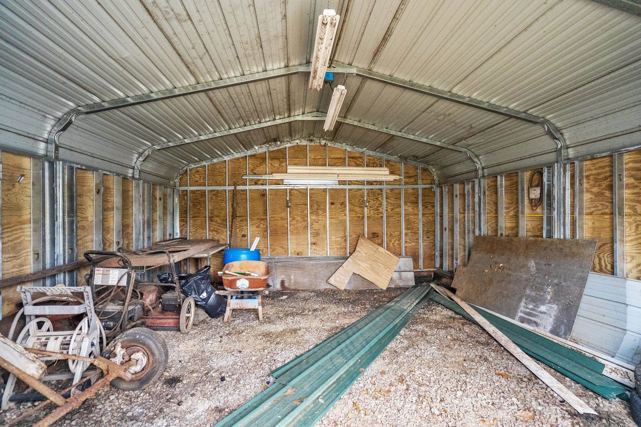 5685 Hobgood Road Rougemont, NC 27572 - Photo 40 of 61 Provides space for Lawn Mower & STORAGE!