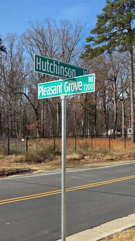 a view of street along with trees