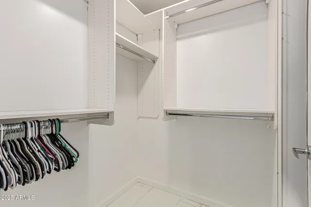 a view of walk in closet