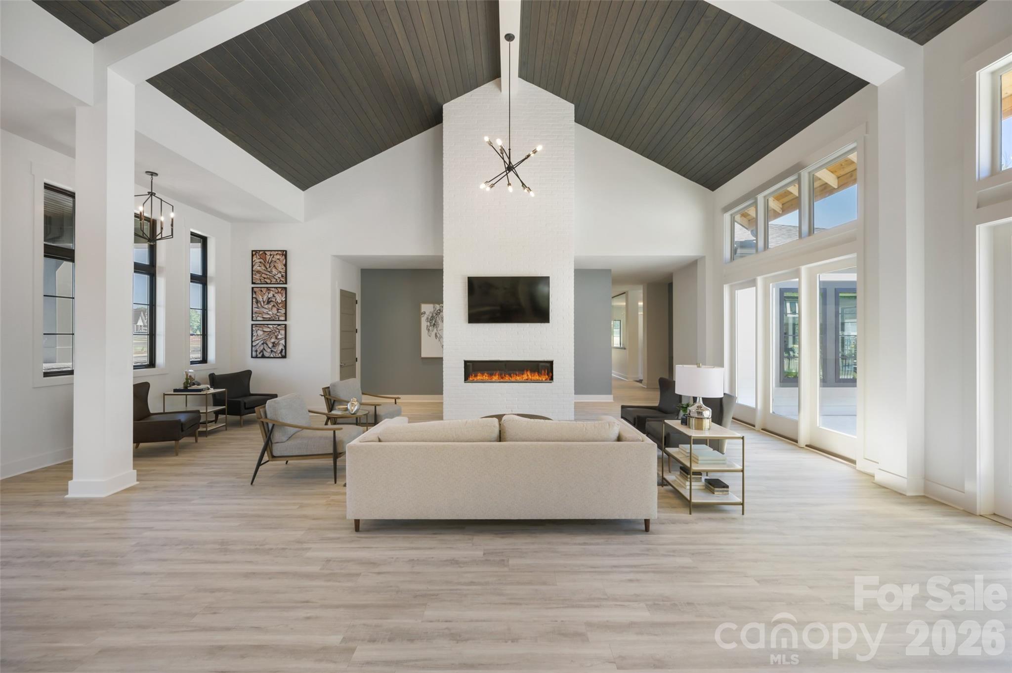 1007 Meander Lane Waxhaw, NC 28173 - Photo 21 of 35 a living room with furniture and a flat screen tv